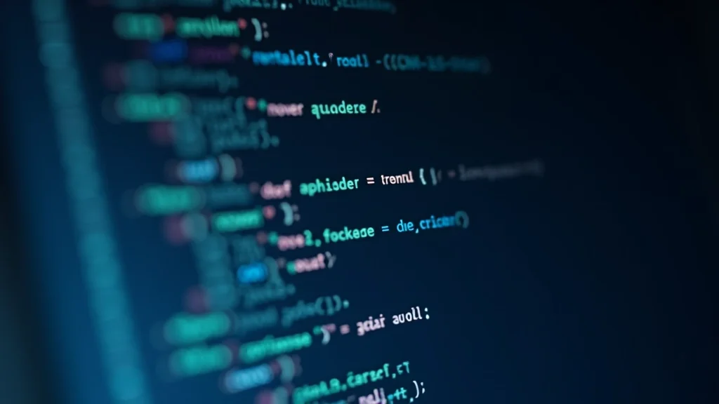 Code editor showing structured data markup